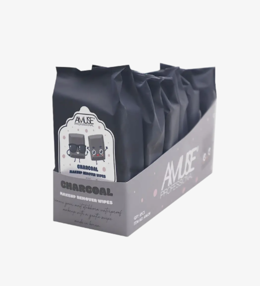 Charcoal Makeup Remover Wipes by Amuse