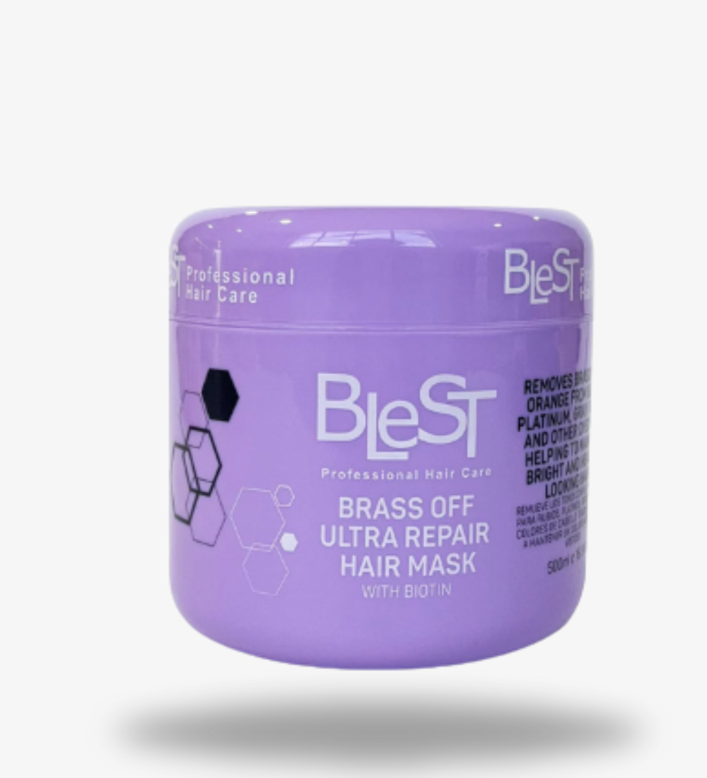 Brass off Ultra Repair hair mask with biotin by Blest